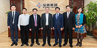 普寧市委副書記、代市長林鋼捷一行到訪寶鷹集團