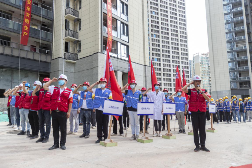 深圳萬科、寶鷹集團(tuán)舉辦批量裝修安全事故防控及應(yīng)急綜合演練